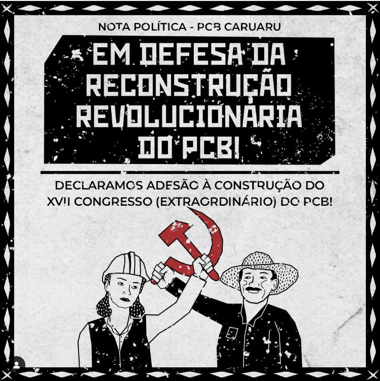 Caruaru (PE): Nota Política em defesa da Reconstrução Revolucionária do PCB