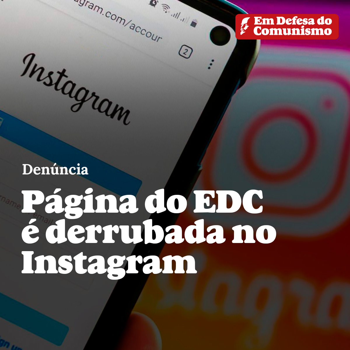 Página do EDC é derrubada no Instagram