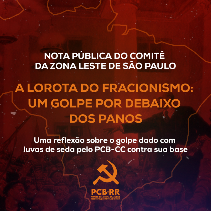 Zona Leste-SP: A lorota do fraccionismo, um golpe por debaixo dos panos