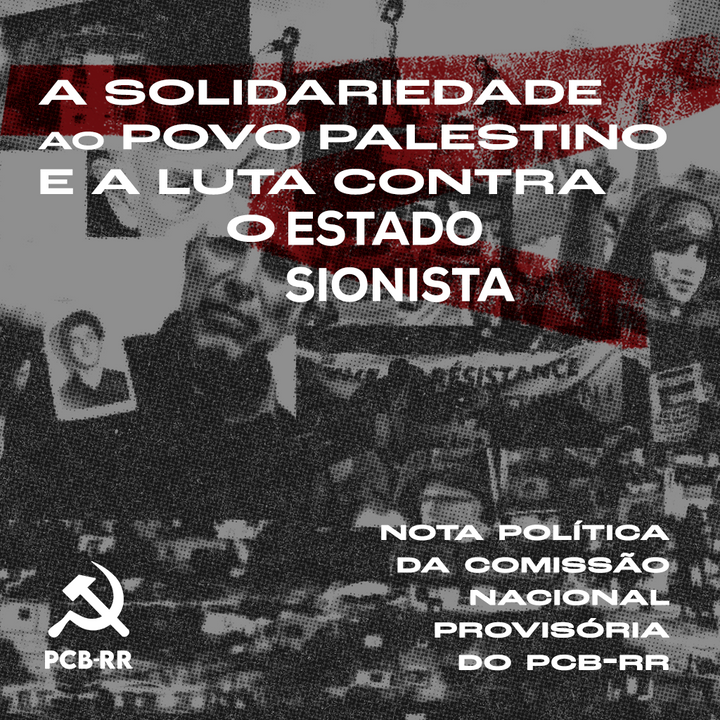 A Solidariedade ao Povo Palestino e a luta contra o Estado Sionista