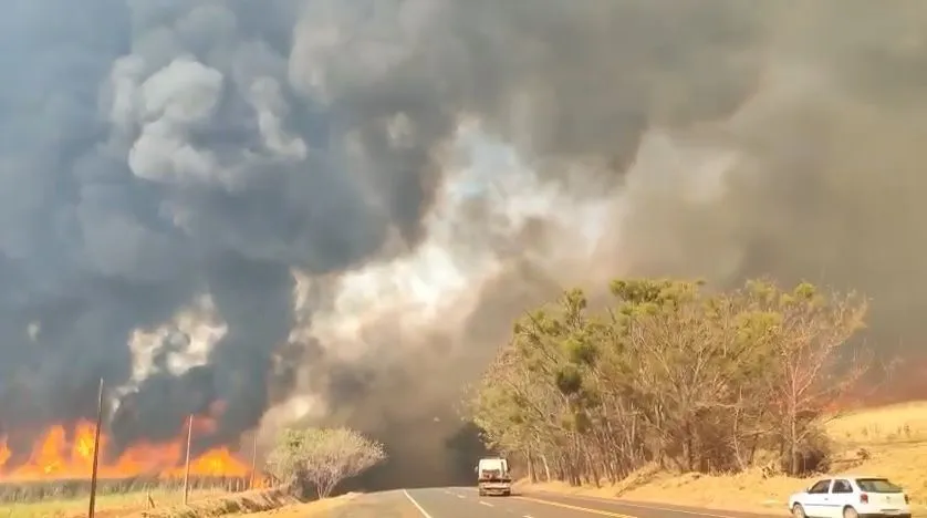 Brasil do agro cercado por fogo e sufocado por fumaça