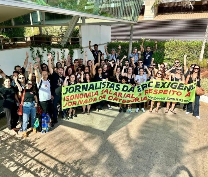 Servidores da EBC em greve contra ataques aos direitos trabalhistas