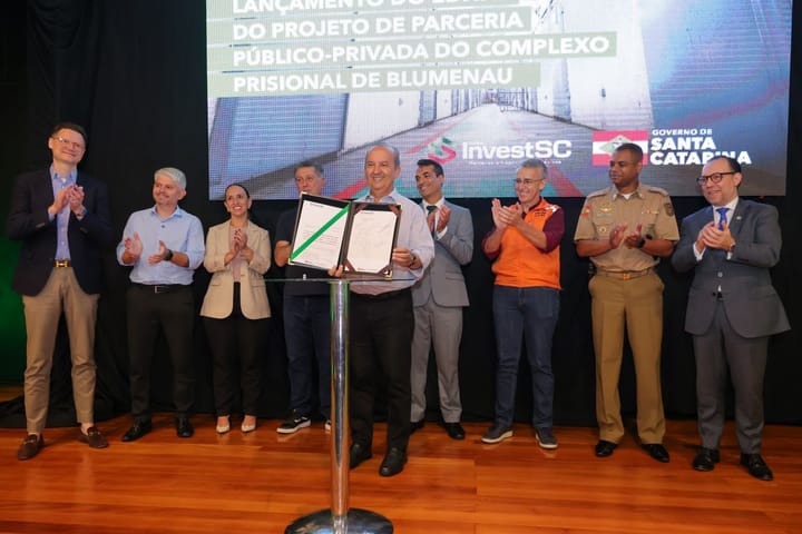 Santa Catarina lança edital para construção de complexo prisional privado em Blumenau